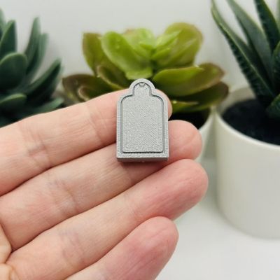 4 Pcs Tombstone Halloween Charms Image 2