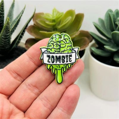 4 Pcs Zombie Brain Pendants Image 2