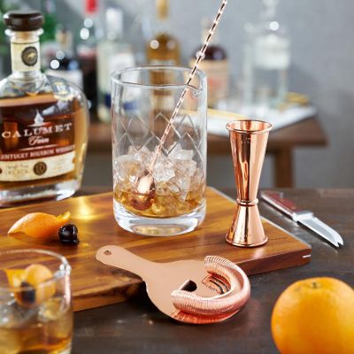 4-Piece Copper Mixologist Barware Set Image 2