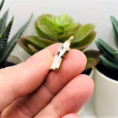 4 Pieces White Halloween Ghost Charms Image 3