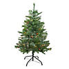 4' Pre-Lit Mixed Cashmere Pine Artificial Christmas Tree - Multi Lights Image 1