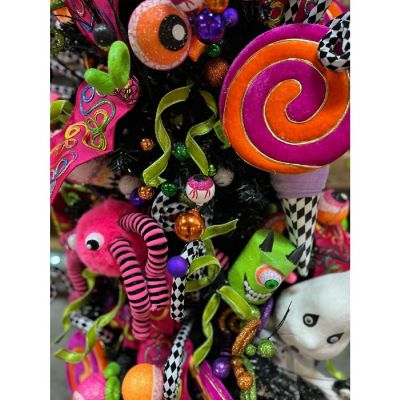 4" Whimsy Ribbon: Fuchsia (10 Yards) Image 2