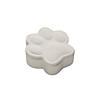 4&quot; x 1 1/2&quot; DIY Unglazed Ceramic Paw Print Boxes &amp;#8211; 12 Pc.  Image 1