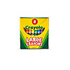 4" x 1/2" 8-Color Crayola<sup>&#174;</sup> Large Crayons Art Supply Pack Image 1