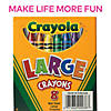 4" x 1/2" 8-Color Crayola<sup>&#174;</sup> Large Crayons Art Supply Pack Image 4