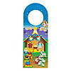 4" x 10 1/2" Nativity Doorknob Hanger Paper Repositionable Sticker Scenes - 12 Pc. Image 1