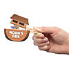 4" x 2 1/2" Brown Noah&#8217;s Ark Clothespin & Foam Craft Kit - Makes 12 Image 1