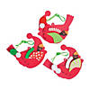 4&quot; x 3 1/2&quot; Christmas Cardinal Ornament Foam Craft Kit - Makes 12 Image 1