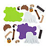 4" x 3" Halloween Highland Cow Ghost Magnet Craft Kit - Makes 12 Image 1