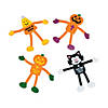 4" x 3" Religious Halloween Bendable Character Toys - 24 Pc. Image 1