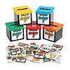 4" x 3" Self-Checking Bossy R Cardboard Sorting Boxes with Cards Image 1