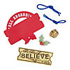 4" x 4 1/2" The Polar Express&#8482; Bell Christmas Ornament Craft Kit - Makes 12 Image 1