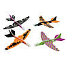 4" x 4 3/4" Bulk 48 Pc. Mini Sleek Halloween Foam Gliders with Weighted Nose Image 1