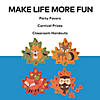 4" x 4" Mini Fall Leaf-Shaped Animal Jigsaw Puzzles &amp;#8211; 12 Pc.   Image 2