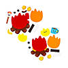 4" x 4" Silly Campfire Magnet Craft Kit &amp;#8211; Makes 12 Image 1