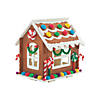 4" x 5 1/2" DIY Unfinished Wood Classic Gingerbread Houses - 12 Pc. Image 4