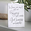 4" x 5 1/2" Mini Prayer Tabletop Sign with Easel Image 1