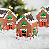 4" x 5 3/4" 3D Gingerbread House Christmas Craft Kit - Makes 12 Image 3