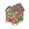 4" x 5 3/4" Bulk 3D Gingerbread House Foam Craft Kit - Makes 48 Image 1