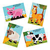 4" x 5 3/4" Farm Animals Cardstock Sticker by Number Cards - 24 Pc. Image 1