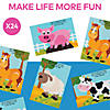 4" x 5 3/4" Farm Animals Cardstock Sticker by Number Cards - 24 Pc. Image 2