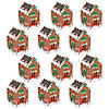 4" x 5 3/4" Mega Bulk 3D Gingerbread House Foam Craft Kit - Makes 144 Image 1