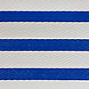 4' x 6' Blue and White Striped Rectangular Outdoor Area Rug Image 3