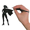 4&amp;#8221; x 7" Magic Color Scratch Activity Superhero Figures - 24 Pc. Image 1