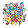 4&amp;#8221; x 9&amp;#8221; Bulk  48 Pc. Wood Paddleball Game Assortment Image 1