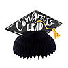 4" x 9" Graduation Cap Honeycomb Cardstock Table Centerpieces - 3 Pc. Image 1