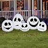 40" Blow-Up Inflatable Nightmare Before Christmas Jack Skellington Pumpkins with Built-In LED Lights Outdoor Yard Decoration Image 2