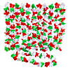 40" Christmas Red, Green & White Flashing Light-Up Polyester Leis - 12 Pc. Image 1