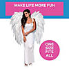 40" Featherless White Angel Wings Image 1