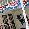 40 Ft. Patriotic Classic Red White & Blue Plastic Bunting Roll Image 1