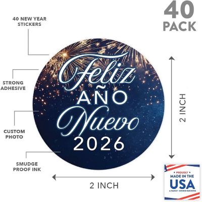 40 Label Fireworks Midnight Blue Ano Image 3