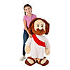 40" Large Stuffed Jesus with Sash Image 1