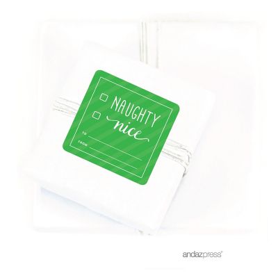 40 NAUGHTY NICE TO/FROM CHRISTMAS LABELS Image 1