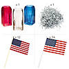 40 Pc. Large USA Flag Centerpiece Kit for 3 Tables Image 1