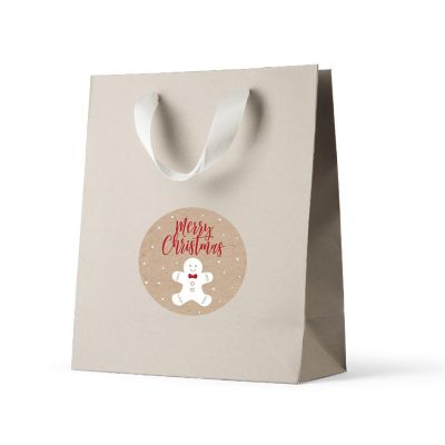 40 PC Christmas Gingerbread Man Labels Image 1
