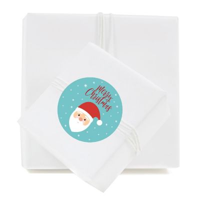 40 PC Modern Santa Christmas Gift Labels Image 2