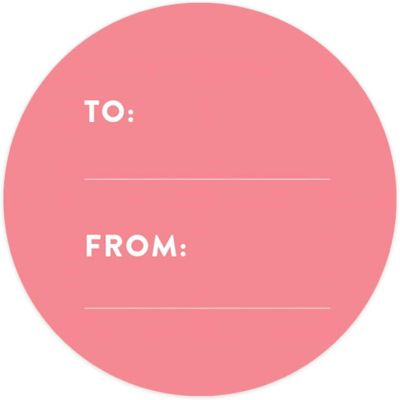 40 PCS CORAL MODERN TO/FROM LABELS Image 3