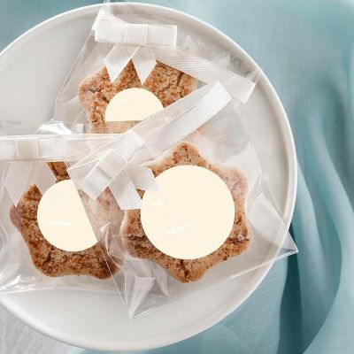 40 PCS IVORY MODERN TO/FROM LABELS Image 1