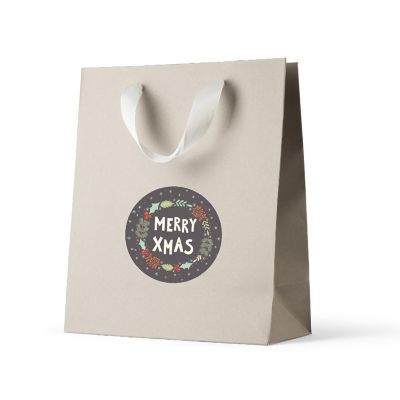 40 Wreath Merry Christmas Sticker Image 1