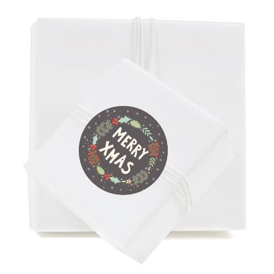 40 Wreath Merry Christmas Sticker Image 2