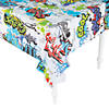 40" x 100 ft.  Graffiti Plastic Tablecloth Roll Image 1