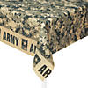 40" x 100 ft.  U.S. Army<sup>&#174;</sup> Camouflage Plastic Tablecloth Roll Image 1