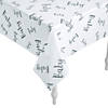 40" x 100 ft. Baby Plastic Tablecloth Roll Image 1