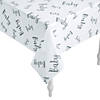 40" x 100 ft. Baby Plastic Tablecloth Roll Image 1