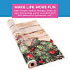 40" x 100 Ft. Barnwood Plastic Disposable Plastic Tablecloth Roll Image 2