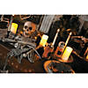 40" x 100 ft. Black Disposable Plastic Tablecloth Roll Image 1